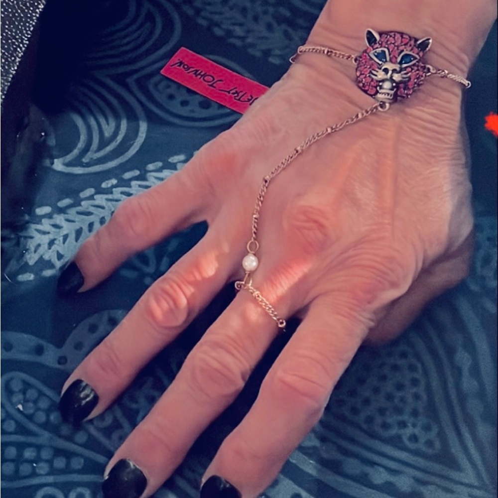 NWT Betsy Johnson "Bracelet Ring"